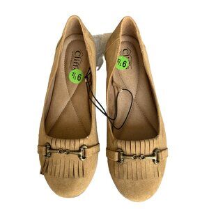 Cliffs by White Mountain Flats Size 9.5 Tan, Ballet Flats, Womens Work Shoes